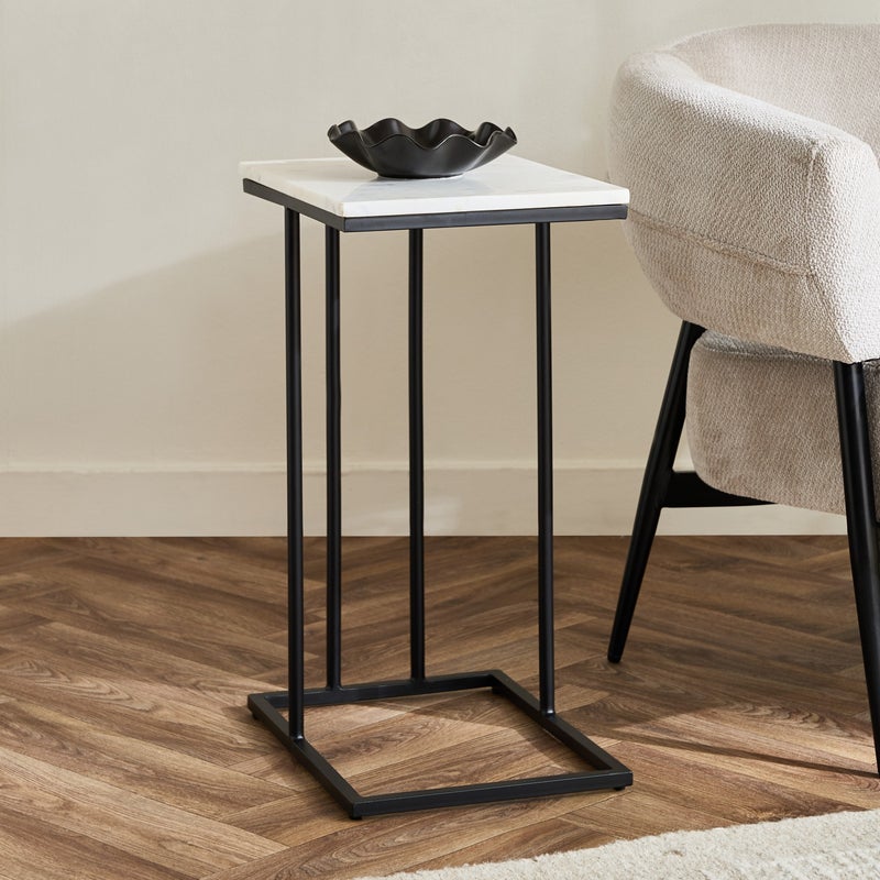 Home Box C Table with Marble Top for Living Room - Image 1